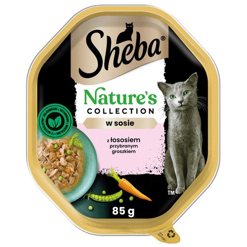 Karma dla kota SHEBA Nature's Collection Łosoś z groszkiem 85 g