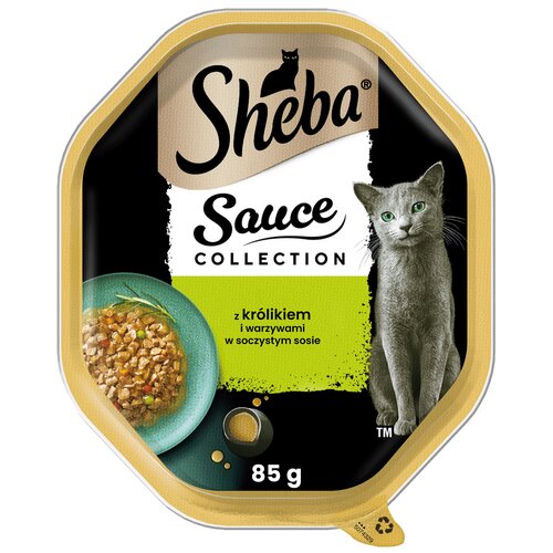 Karma dla kota SHEBA Sauce Speciale Królik z warzywami 85 g