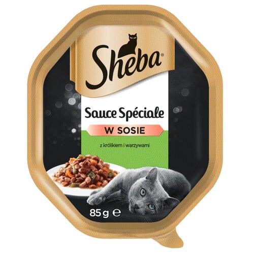 Karma dla kota SHEBA Sauce Speciale Królik z warzywami 85 g
