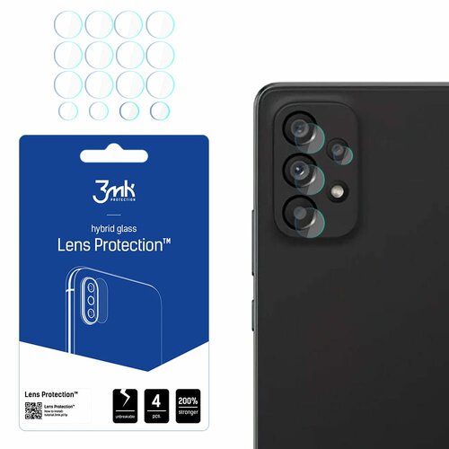 Szkło hybrydowe na obiektyw 3MK Lens Protection do Samsung Galaxy A53 5G