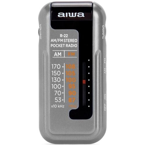 Radio AIWA R-22SL Analogowe Srebrny