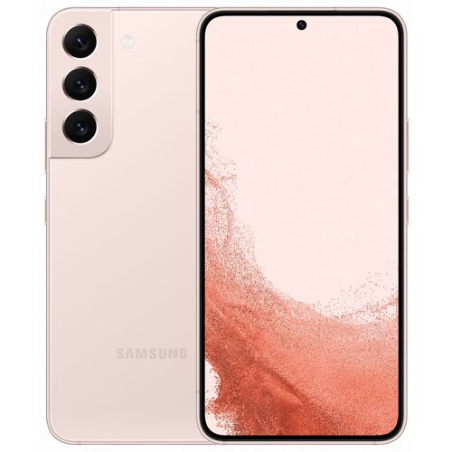 Smartfon SAMSUNG Galaxy S22 8/128GB 5G 6.1" 120 Hz Różowy SM-S901 + Etui SAMSUNG Silicone Cover do Galaxy S22 EF-PS901TBEGWW Czarny