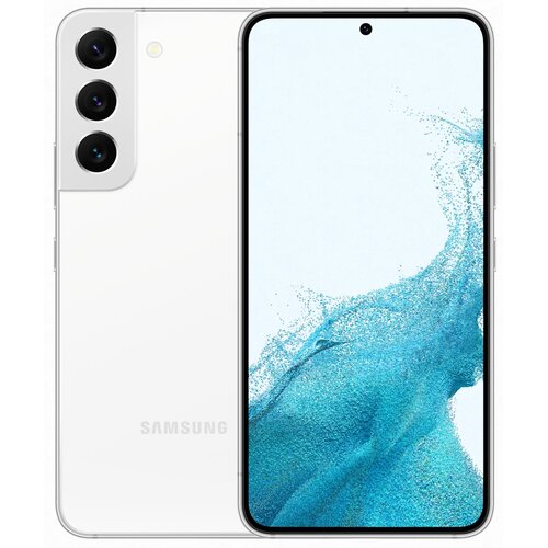Smartfon SAMSUNG Galaxy S22 8/128GB 5G 6.1" 120 Hz Biały SM-S901 + Etui SAMSUNG Smart Clear View Cover do Galaxy S22 EF-ZS901CBEGEE Czarny
