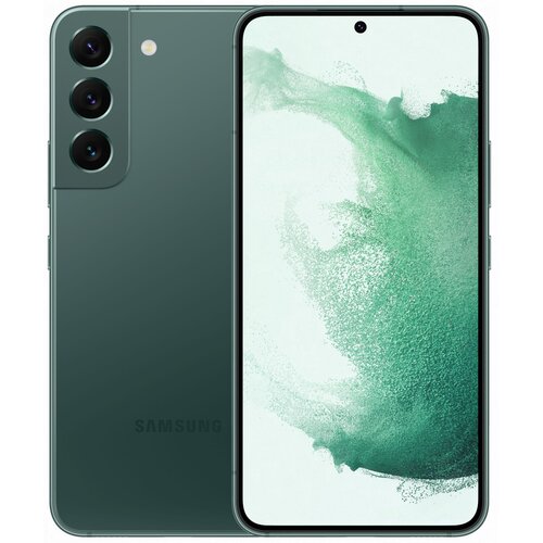 Smartfon SAMSUNG Galaxy S22 8/128GB 5G 6.1" 120 Hz Zielony SM-S901 + Etui SAMSUNG Smart Clear View Cover do Galaxy S22 EF-ZS901CBEGEE Czarny