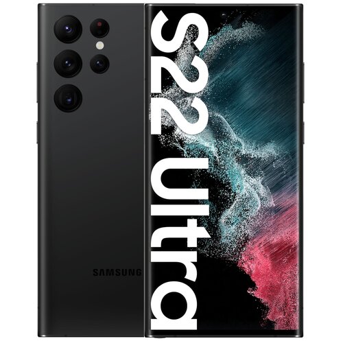 Smartfon SAMSUNG Galaxy S22 Ultra 12/256GB 5G 6.8" 120 Hz Czarny SM-S908 + Etui SAMSUNG Clear Standing Cover do Galaxy S22 Ultra EF-JS908CTEGWW Przezroczysty