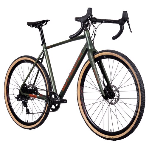 Rower gravel BOTTECCHIA Monster M20 28 cali męski Zielony mat