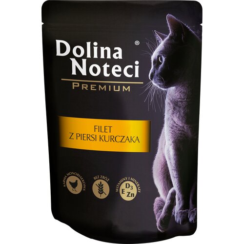 Karma dla kota DOLINA NOTECI Premium Filet z piersi kurczaka 85 g