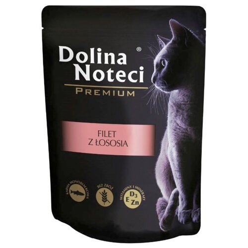 Karma dla kota DOLINA NOTECI Premium Filet z łososia w sosie 85 g