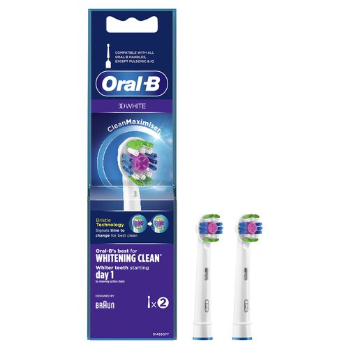 Końcówka szczoteczki ORAL-B 3D White 18-2 N (2 szt.) (Wybielanie zębów)