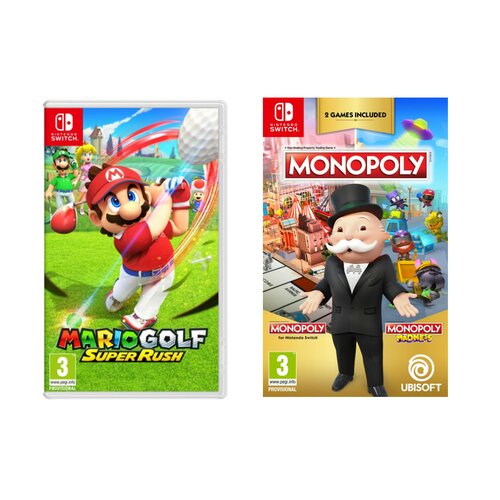 Mario Golf: Super Rush Gra Nintendo Switch + Monopoly Plus + Madness Duopack PCSH Gra Nintendo Switch