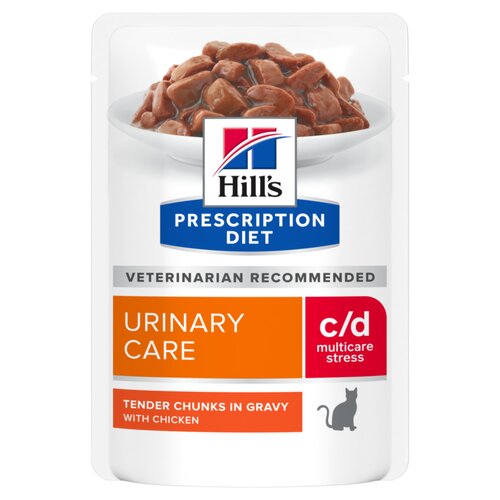 Karma dla kota HILL'S Prescription Diet c/d Urinary Stress Kurczak 85 g