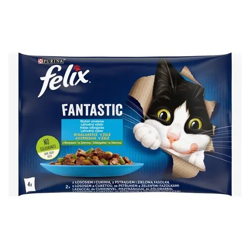 Karma dla kota FELIX Fantastic Ryba z warzywami (4 x 85 g)