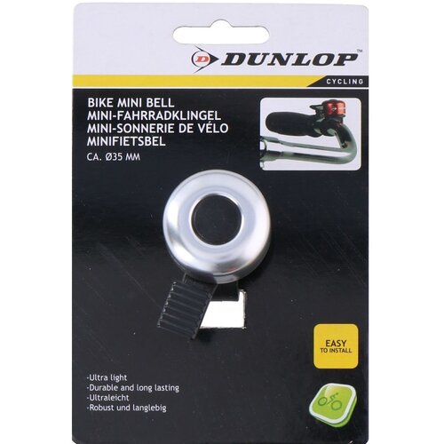 Dzwonek rowerowy DUNLOP Gruszka 417165 Srebrny