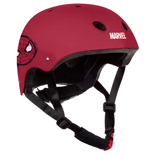 Kask rowerowy MARVEL Spider-Man Czerwono-czarny dla Dzieci (rozmiar M)