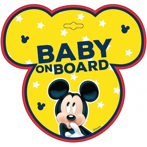 Tabliczka Baby On Board DISNEY Myszka Mickey