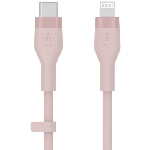 Kabel USB-C - Lightning BELKIN Silicone 2m Różowy