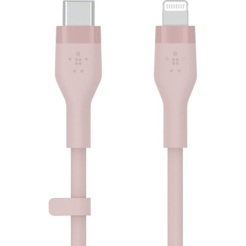 Kabel USB Typ-C - Lightning BELKIN Silicone 3m Różowy