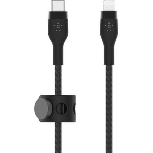 Kabel USB-C - Lightning BELKIN Braided Silicone 2m Czarny