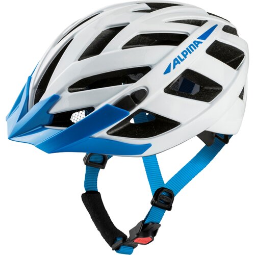 Kask rowerowy ALPINA Panoma 2.0 Biało-niebieski MTB (rozmiar M)