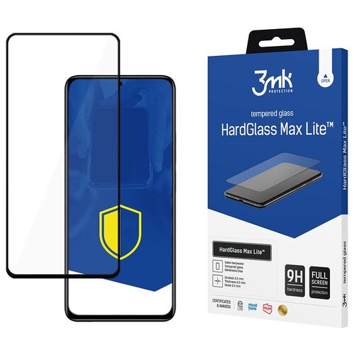 Szkło hartowane 3MK HardGlass Max Lite do Xiaomi Redmi Note 11 4G/11S 4G Czarny