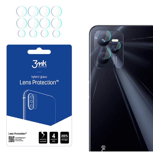 Szkło hybrydowe na obiektyw 3MK Lens Protection do Realme C35
