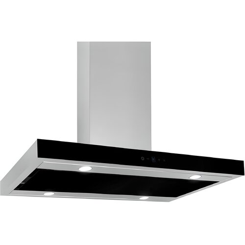 Okap AKPO WK-9 Feniks Slim Glass 50 Inox/Czarne szkło