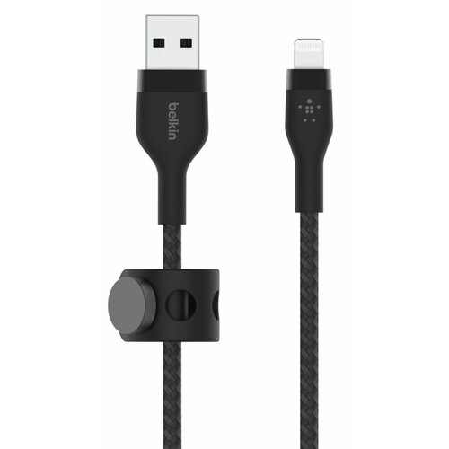 Kabel USB - Lightning BELKIN Braided Silicone 1 m Czarny