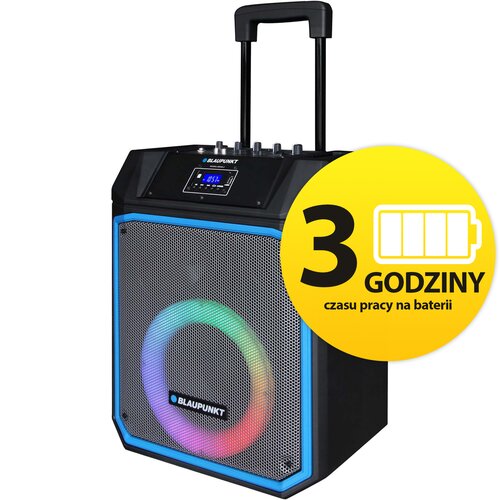 Power Audio BLAUPUNKT MB08.2, 40W,Bluetooth,Mikrofon w zestawie,Tuner FM,Wbudowany korektor dźwięku,Pilot w zestawie