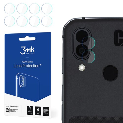 Szkło hybrydowe na obiektyw 3MK Lens Protection do Cat S62 Pro