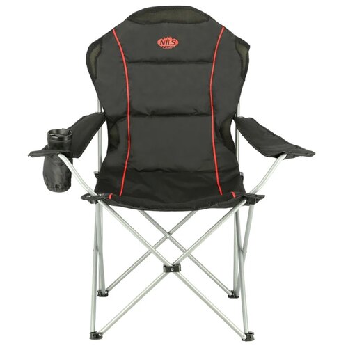 Krzesło turystyczne NILS CAMP NC3080 Czarno-czerwony