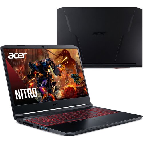 Laptop ACER Nitro 5 AN515-57-59F2 15.6" IPS 144Hz i5-11400H 16GB RAM 512GB SSD GeForce RTX3050Ti