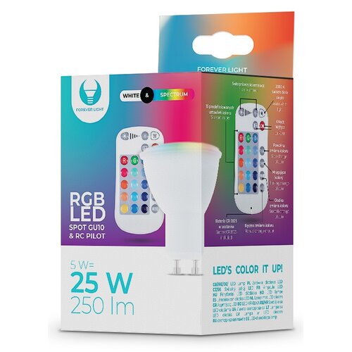 Żarówka LED FOREVER LIGHT RTV003567 5W GU10