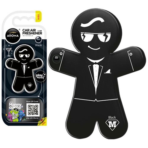 Odświeżacz do samochodu AROMA CAR Manny Black