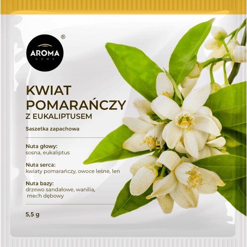 Saszetka zapachowa AROMA HOME WG-031009 Kwiat pomarańczy z eukaliptusem