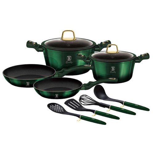 Zestaw garnków BERLINGER HAUS Emerald BH 7039 (10 elementów)