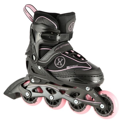 Łyżworolki NILS EXTREME NA11008 (rozmiar 35-38) Czarno-fioletowy