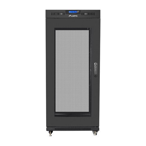 Szafa RACK LANBERG 19" 15U FF01-8015-23BL 1000 x 1000 mm, Stojąca Czarny