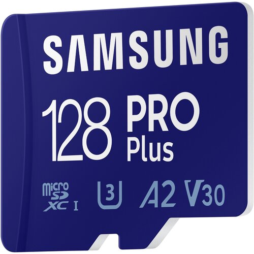 Karta pamięci SAMSUNG Pro Plus microSDXC 128GB + Czytnik