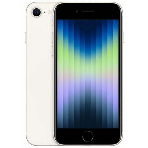 Smartfon APPLE iPhone SE 2022 128GB 5G Księżycowa poświata MMXK3PM/A
