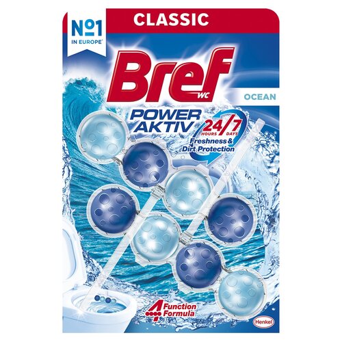 Kostka do WC BREF Power Aktiv Ocean 2x50g