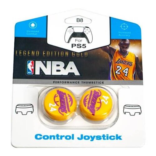 Nakładki na analogi PSCJ Thumb Stick NBA Lakers Żółty
