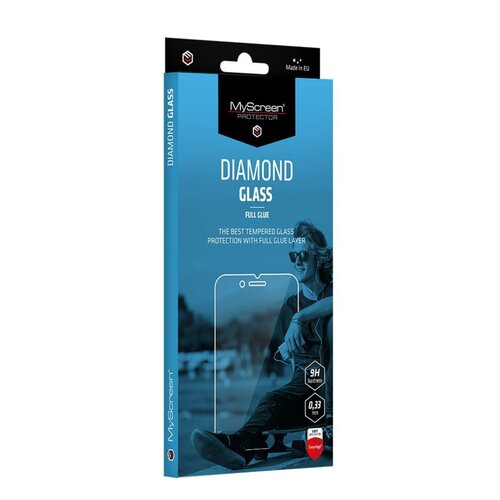 Szkło hartowane MYSCREEN Diamond Glass Full Glue do Apple iPhone SE 2022 Czarny