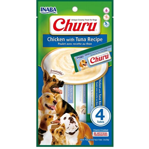 Przysmak dla psa INABA Churu Kurczak z tuńczykiem (4 x 14 g)