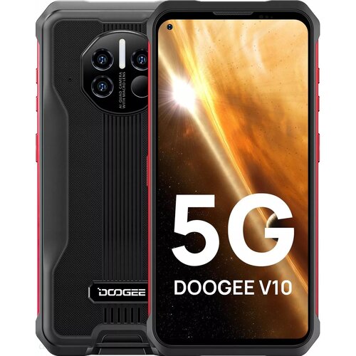Smartfon DOOGEE V10 8/128GB 5G 6.39" Czerwony