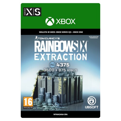 Kod aktywacyjny Rainbow Six Extraction 4375 React Credits