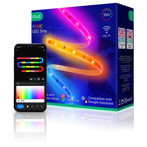 Taśma LED NOUS F5 10 m Wi-Fi