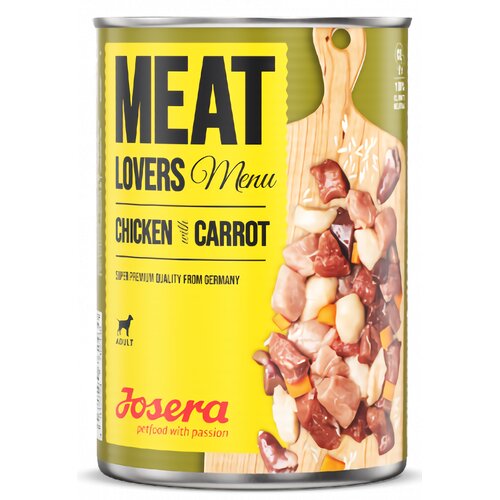 Karma dla psa JOSERA Meat Lovers Menu Kurczak z marchewką 400 g