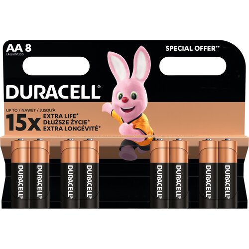 Baterie AA LR6 DURACELL Extra Life (8 szt.)