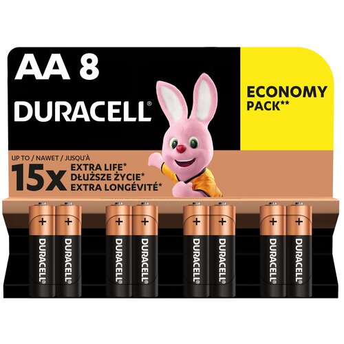 Baterie AA LR6 DURACELL Extra Life (8 szt.)