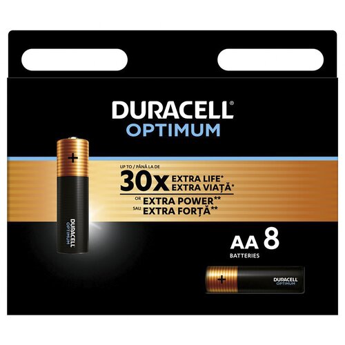 Baterie AA LR6 DURACELL Optimum (8 szt.)